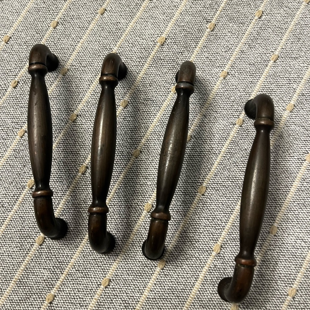 Antiqued Bronze handles Size 3.75 inches